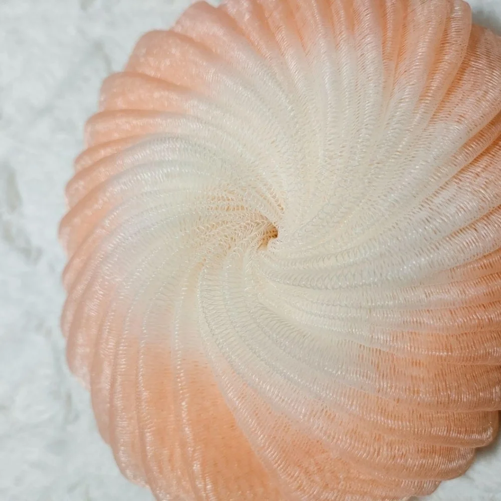 Lqrge Sponge Expanding Exfoliating Foam Peach Shower Bath Loofah